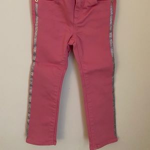 Gap Pink denim like skinny fit jeans